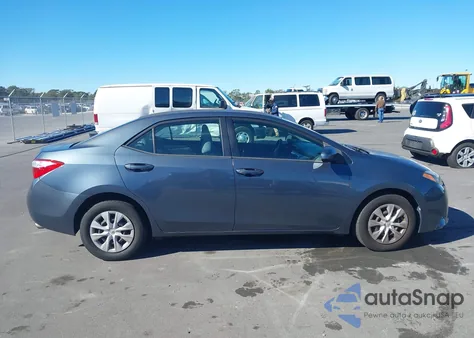 2014 Toyota Corolla L из США, поврежденный, VIN 2T1BURHE0EC092595